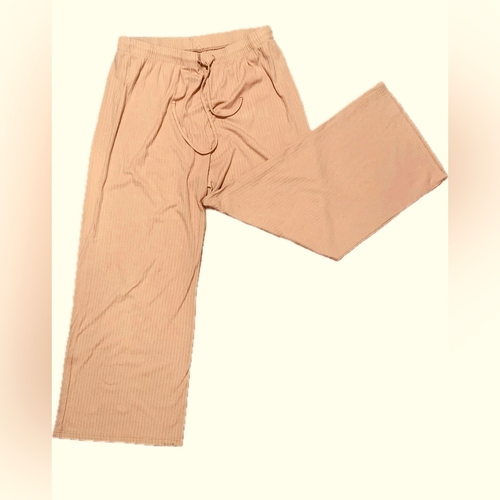 Kiki beige tan lounge loose fit pants xxl 2x - Picture 2 of 4